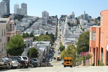 Photo of SF hills